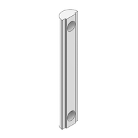 41-340-0 MODULAR SOLUTIONS PROFILE FASTNER<BR>80MM LONG ROLL IN T-SLOT BAR